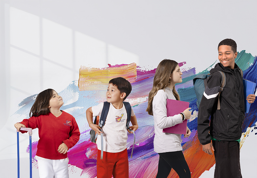 Banner Crianças Escola Viva